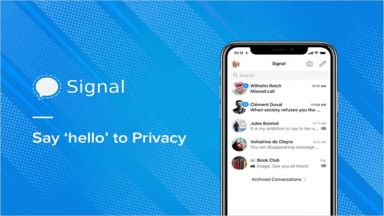 Signal тества опция за изпращане на криптовалута