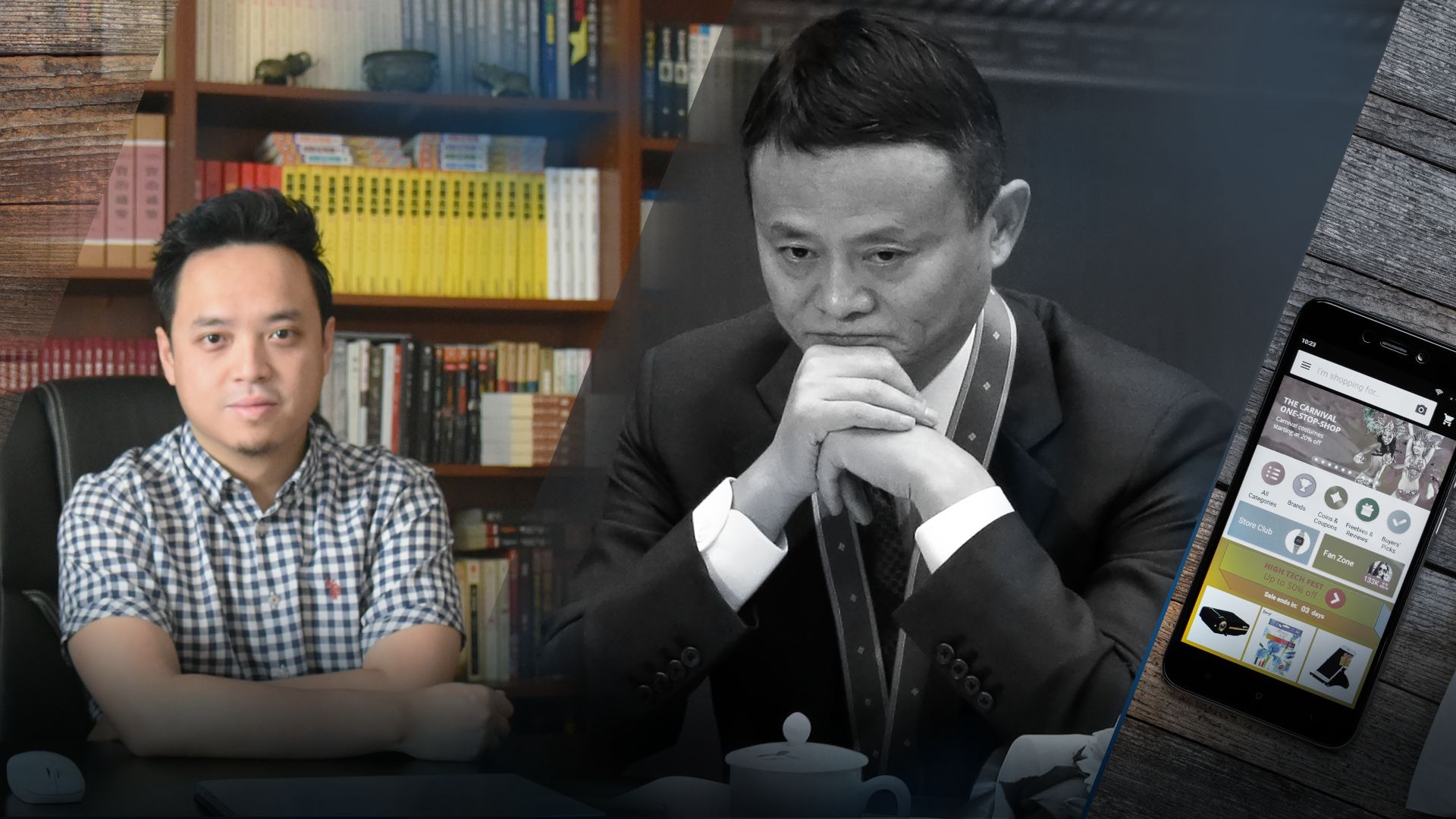 Има връзка между това, че той критикува властите, и неговото изчезване от общественото полезрение, казва бизнесменът Цън Цон (вляво)