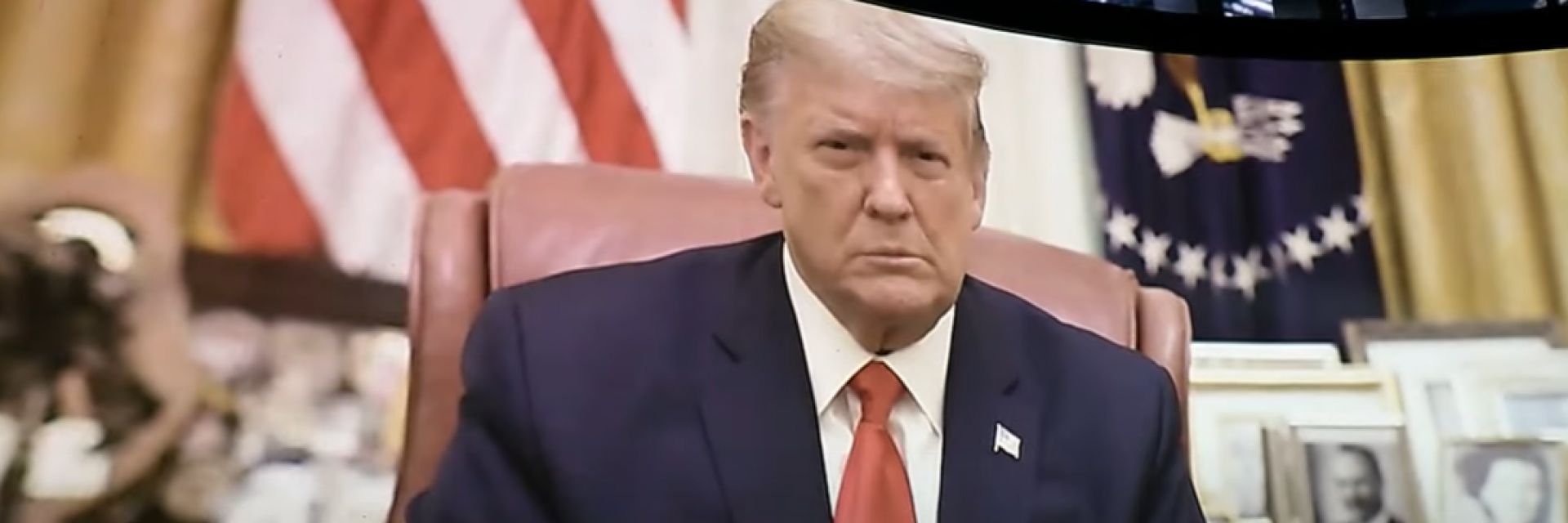 След историческото решение за втори импийчмънт Тръмп говори, но не го спомена