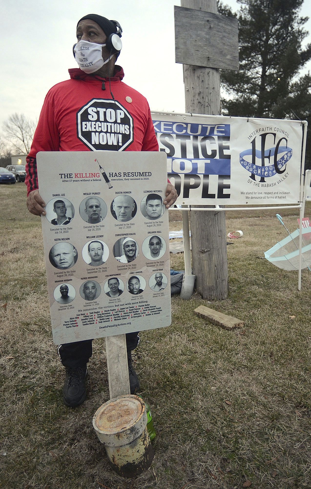 Американци протестираха срещу екзекуцията на Кори Джонсън и още 10 мъже и жени