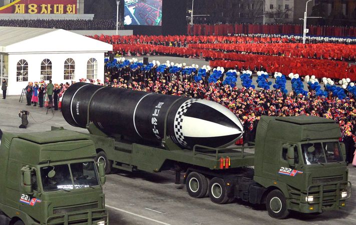 Така изглеждат балистичните ракети с подводно базиране на Пхенян
