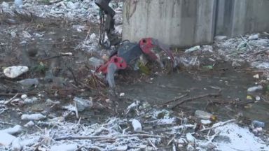 Плаващото сметище при стената на ВЕЦ Своге образувало се заради