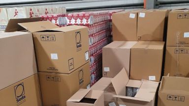 4650 кг кафе с логото на световноизвестна търговска марка е