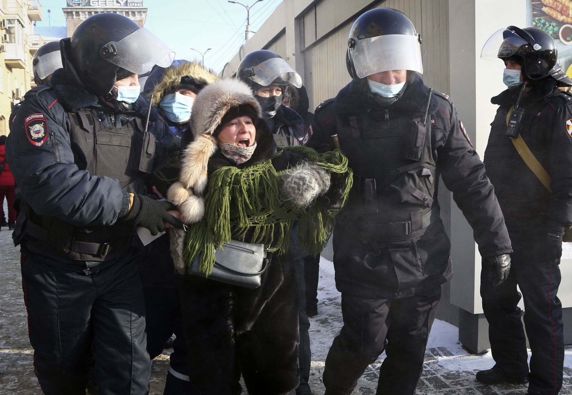 Протестът в Омск