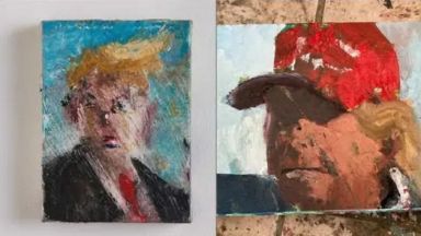 Художник създаде 120 нюанса на Тръмп
