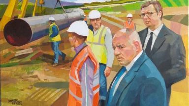 Симеон Кръстев художникът нарисувал станалата обект на голяма обществена