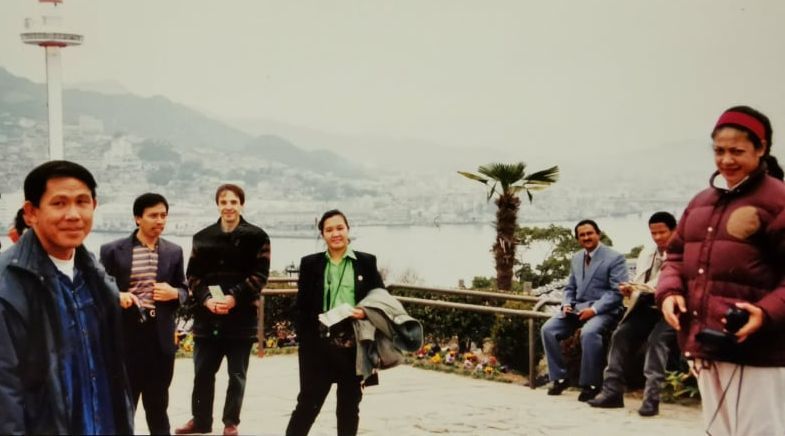 В Нагасаки по време на специализяцият през 1995 година 