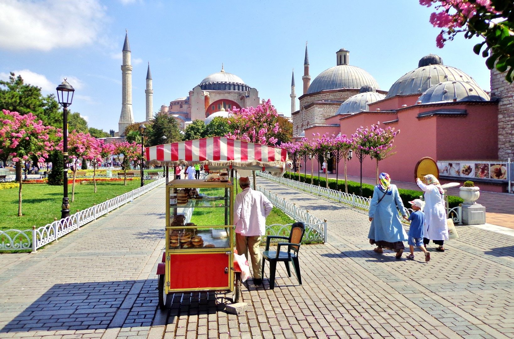 Количка за симит в Истанбул