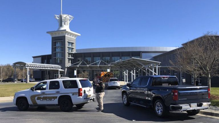 При изтичане на течен азот в завод за преработка на