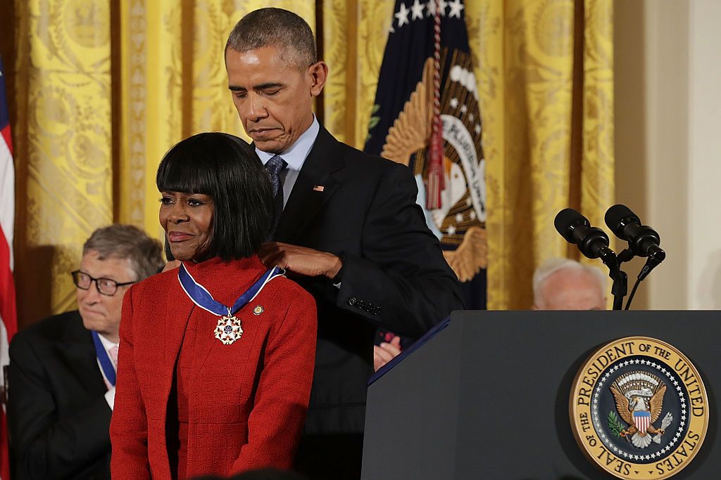 Сисъли Тайсън получава Медала на свободата от Барак Обама