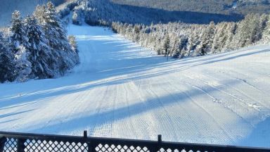 Радваме се че най сетне в района натрупа достатъчно сняг за