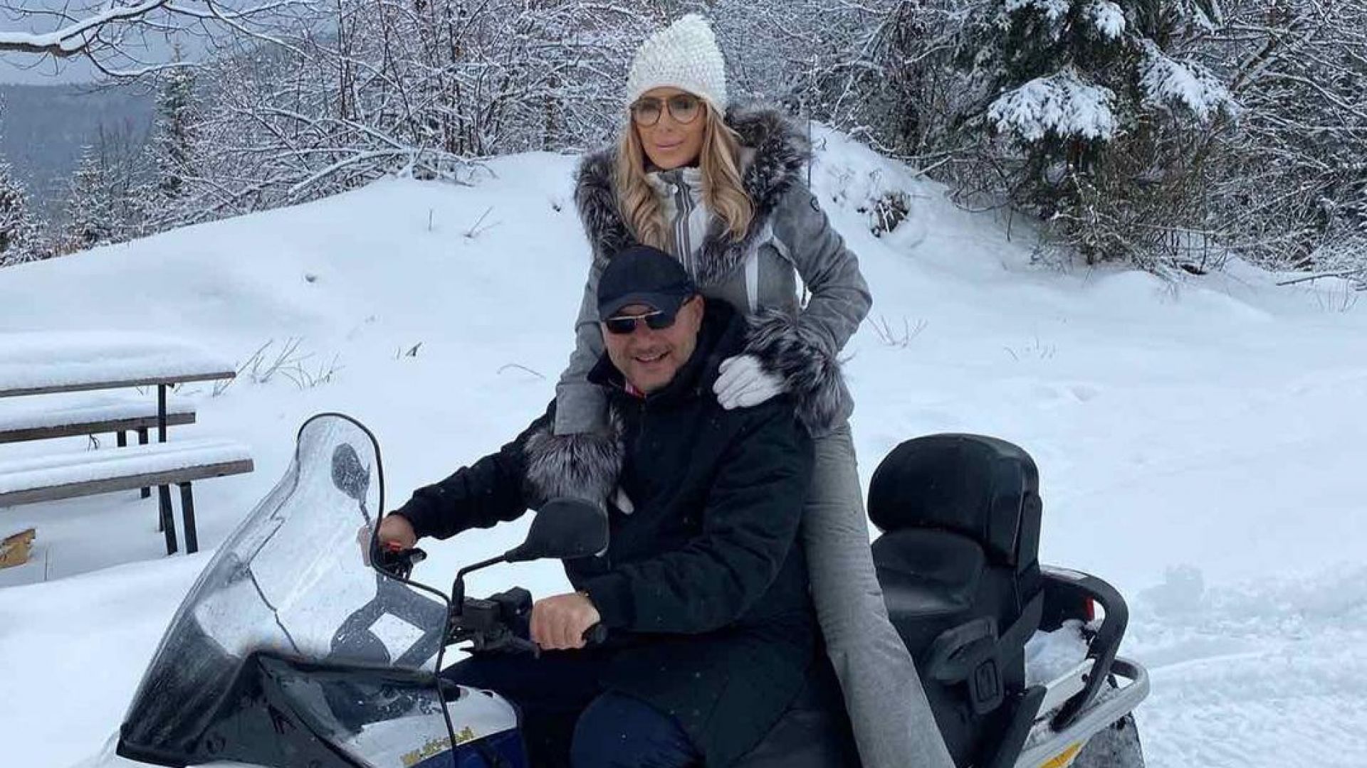 Шеф Манчев в снежно приключение с двете най-важни жени в живота си