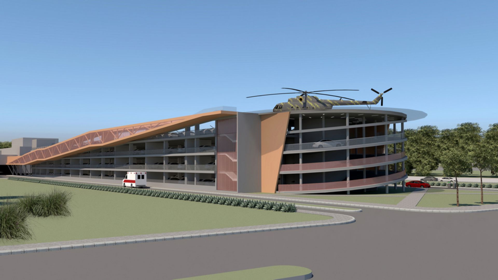 УМБАЛ "Св. Георги" има проект за хеликоптерна площадка върху многоетажен паркинг