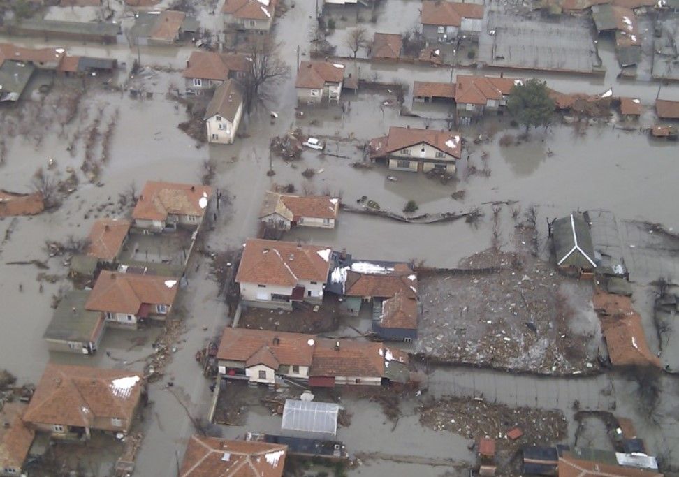 Потопът в село Бисер през февруари 2012 г.