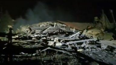 Силна експлозия разруши хотел в Кастория Северна Гърция рано тази