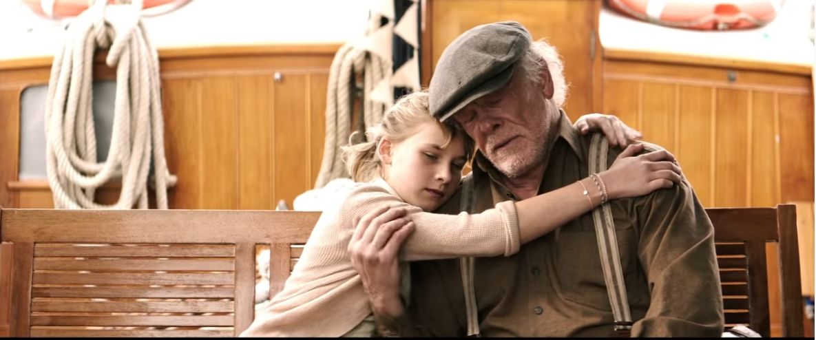 Ник Нолти с дъщеря си Софи във филма "Глава, пълна с мед"