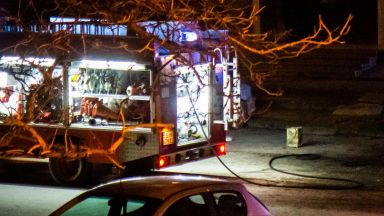 Пожар в столичния квартал Гео Милев Пострадали няма Изгорял е