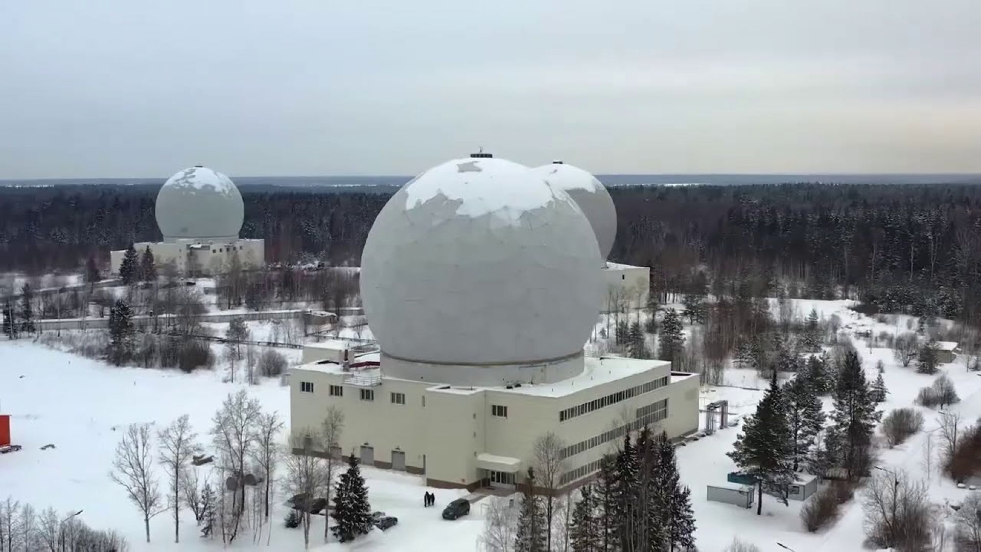 Радарният комплекс "Серпухов-15" се намира край Москва