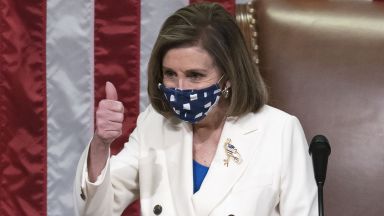 Председателката на Камарата на представителите в САЩ Нанси Пелоси е