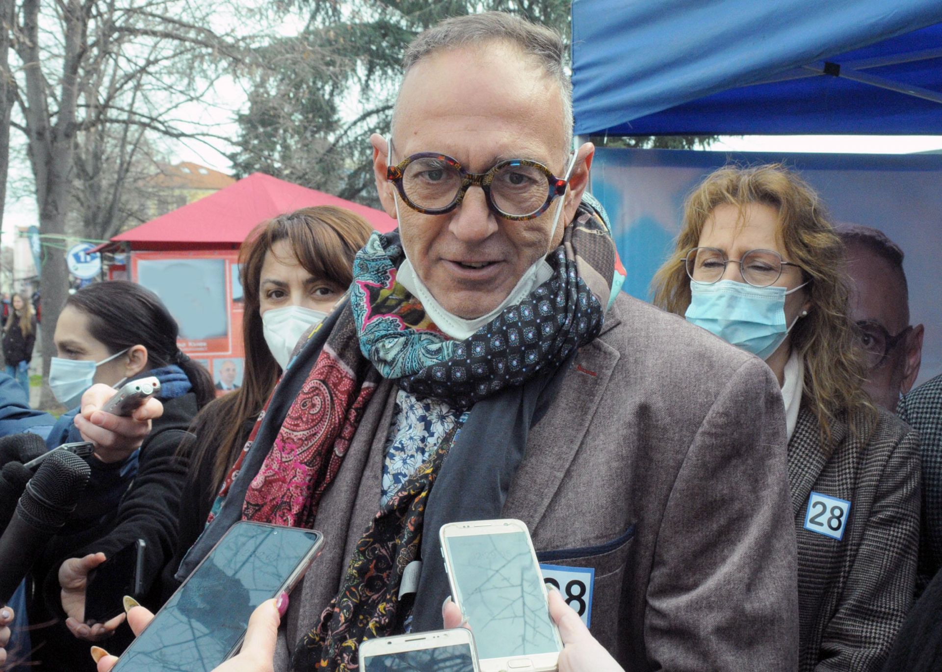 Любен Дилов на откриването на предизборната кампания в Бургас