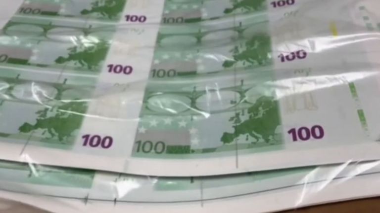 Успешна операция срещу производството на неистински парични знаци - евро