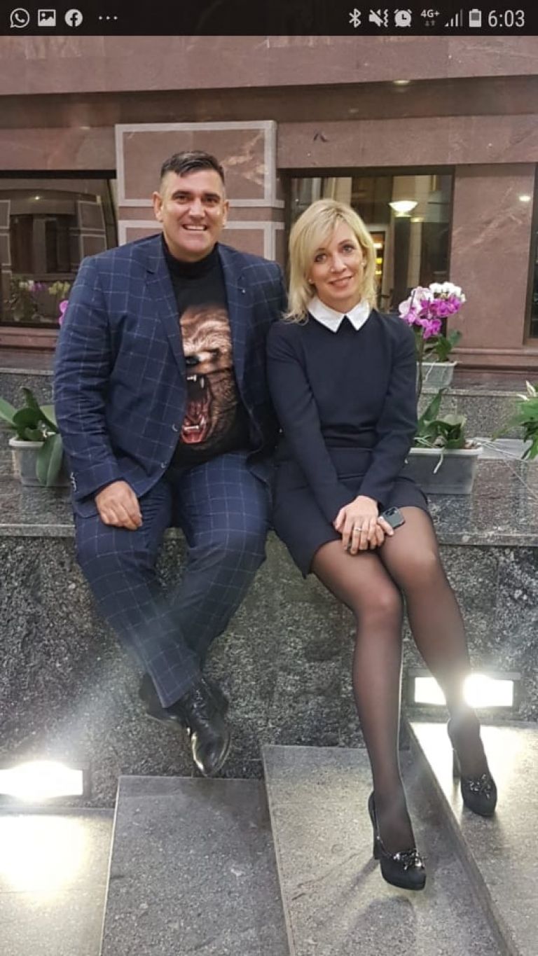 Мария Захарова и Борис Анзов в Крыму