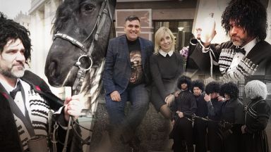 Преди дни московската полиция задържа четирима души пред сградата на