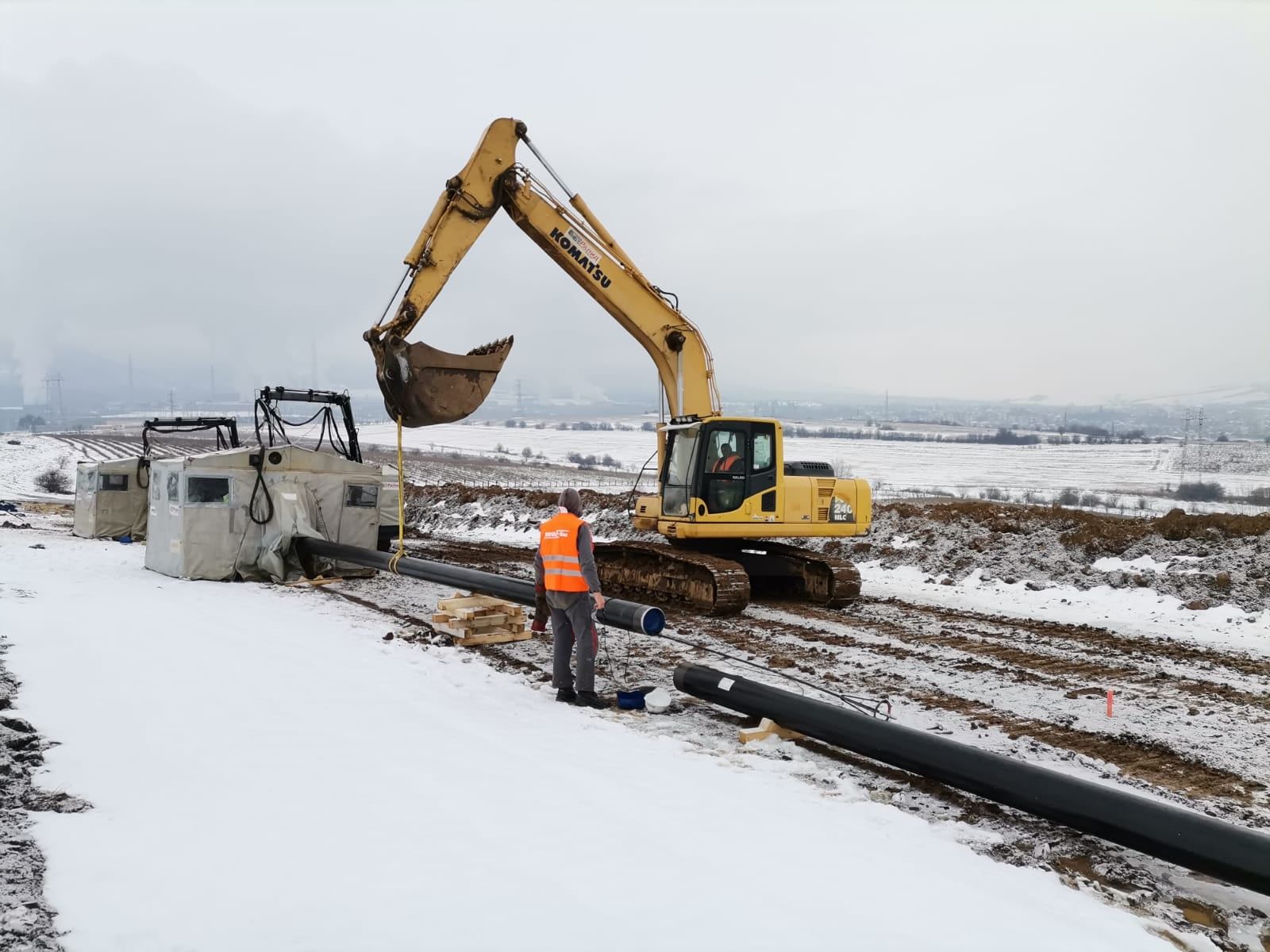 Разширението на газопреносната система край Пирдоп