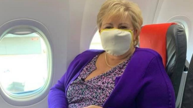 Премиерката на Норвегия Ерна Солберг се покая днес след неудобни