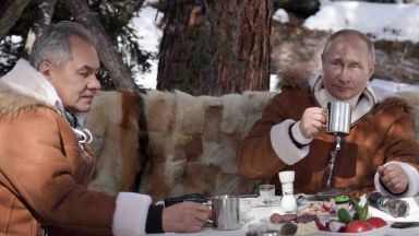 Руският президент Владимир Путин си взе кратка почивка и прекарва