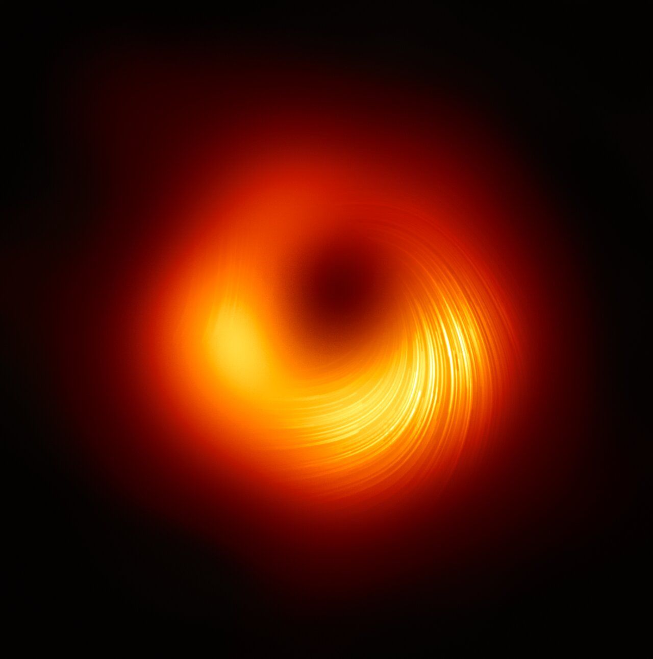 Поляризацията на черната дупка в центъра на гаактиката М87