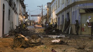 Взрив на кола бомба в Колумбия, ранени са най-малко 19 души (снимки/видео)