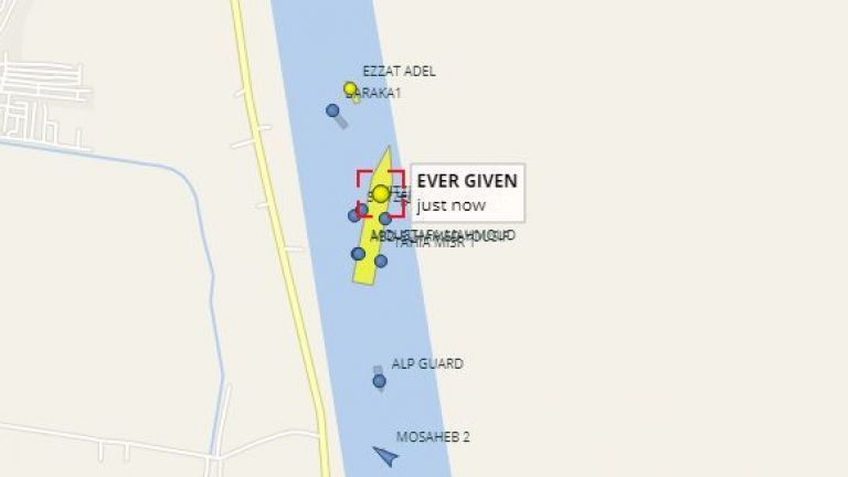 The huge ship stranded in the Suez Canal was released