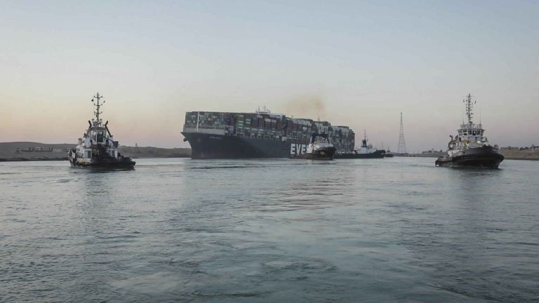 Following agreed compensation: The ship that blocked the Suez Canal in March is released