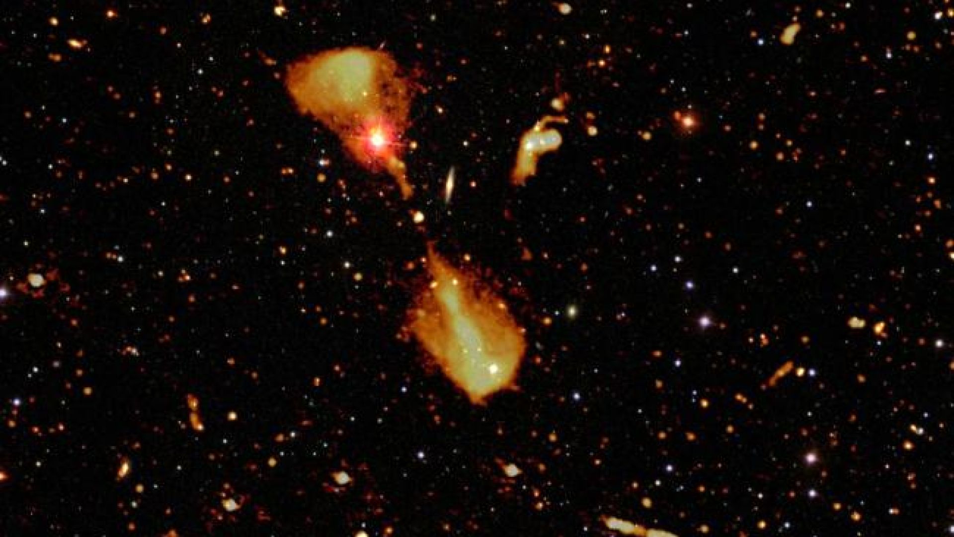 Радиотелескоп откри хиляди галактики - "люпилни" на звезди