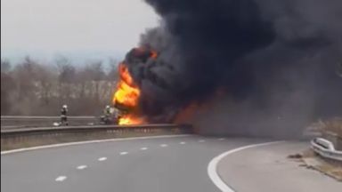 Днес следобед пускаме едното платното на магистрала Тракия което се