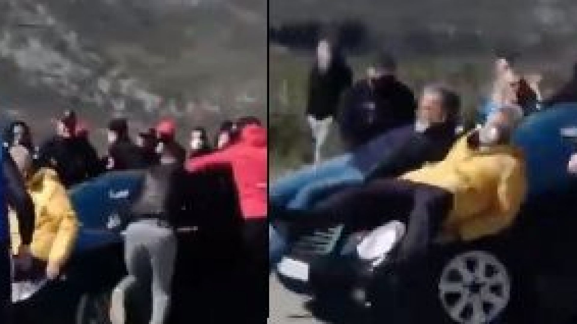 Автомобил с дъщерята на премиера проби блокада от протестиращи в Черна гора, има пострадали
