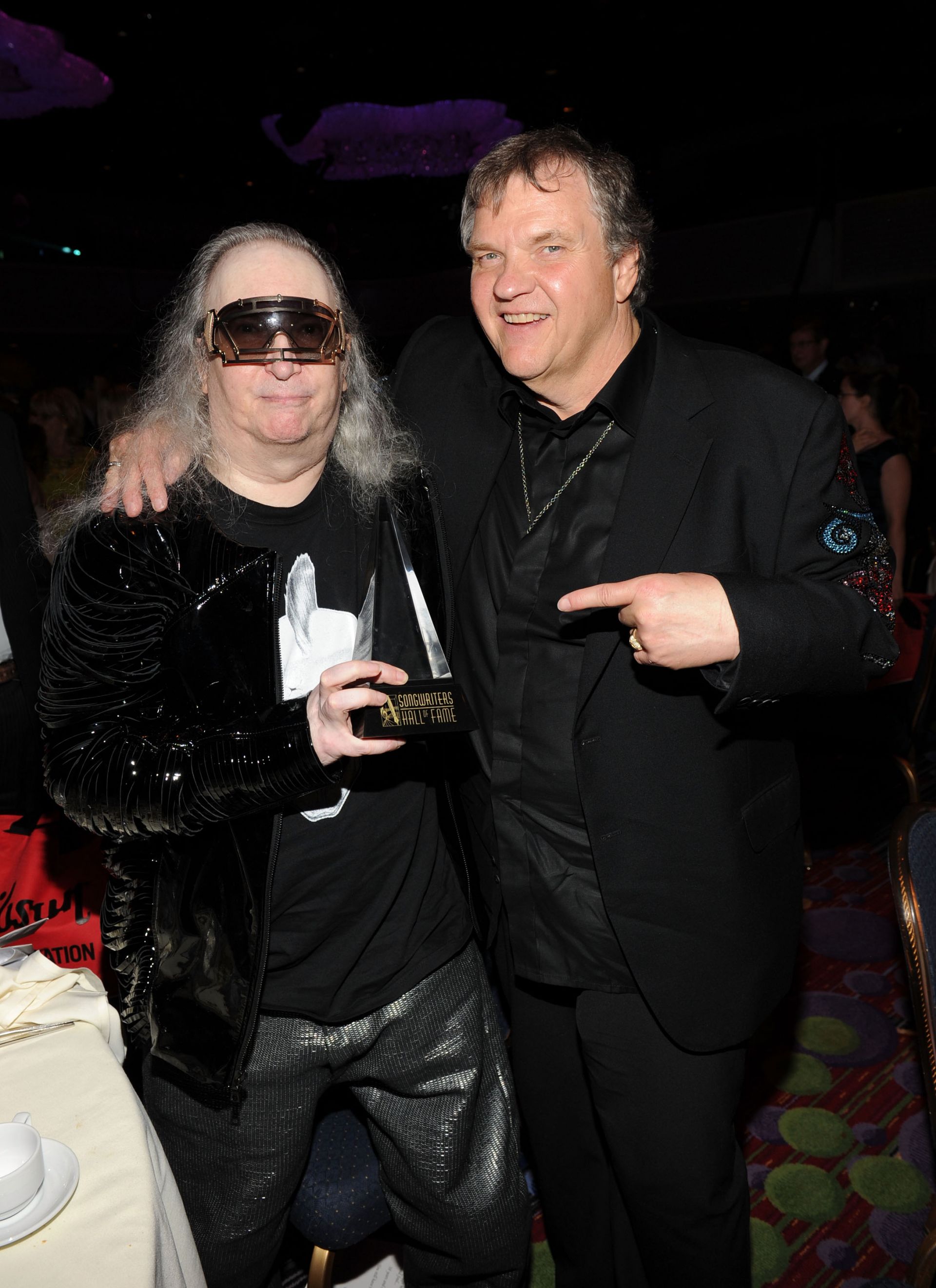 Джим Стайнман и Meat Loaf с отличие от Залата на славата на композиторите през 2012 г.