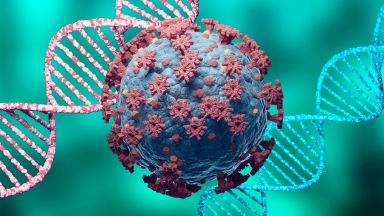 Тройна мутация на новия коронавирус предизвикана от обединение на три различни