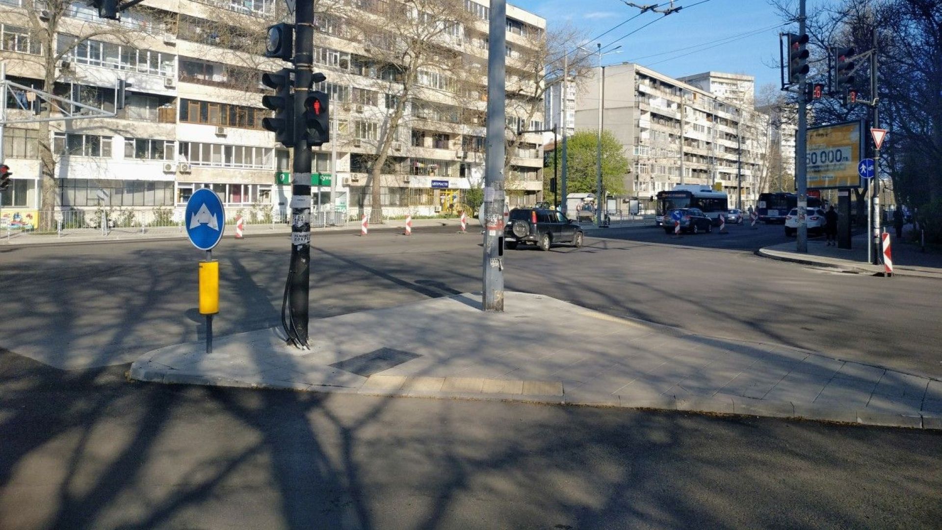Затварят през уикенда за асфалтиране централно кръстовище в Бургас