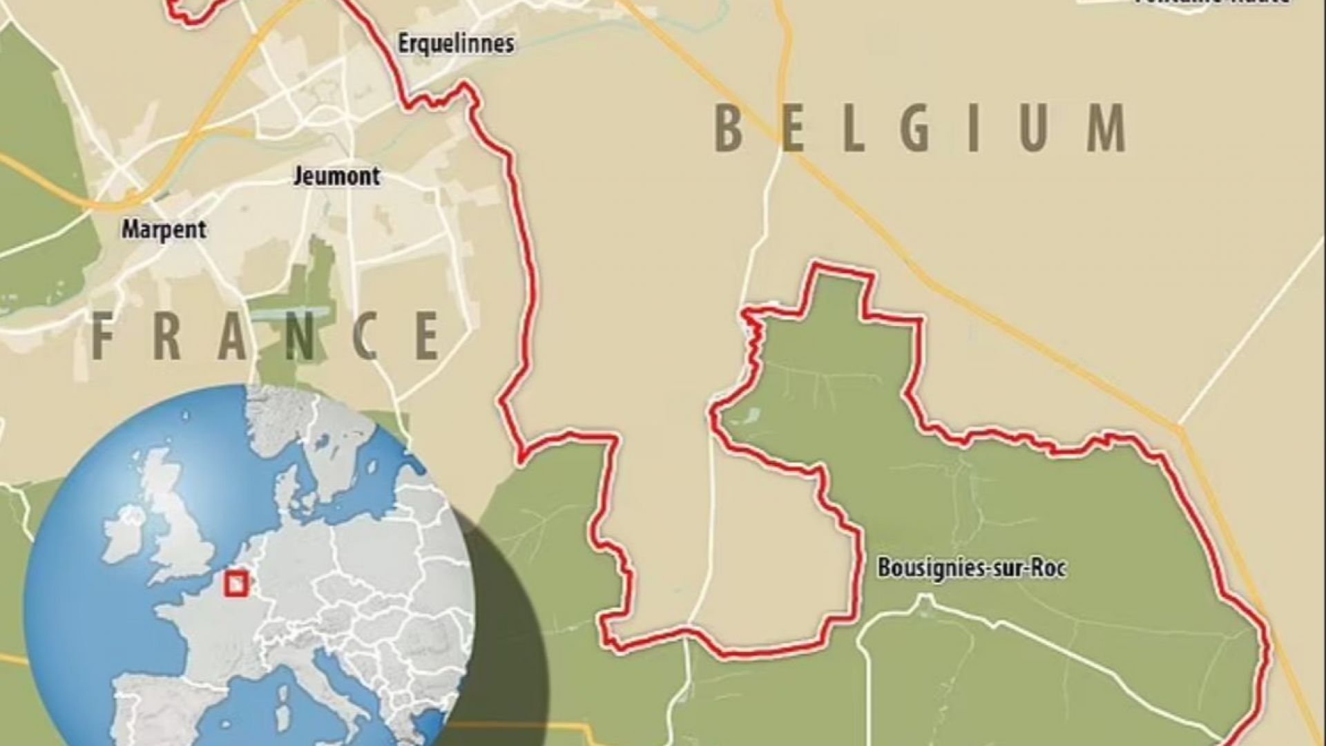 Фермер премести границата с Франция в полза на Белгия