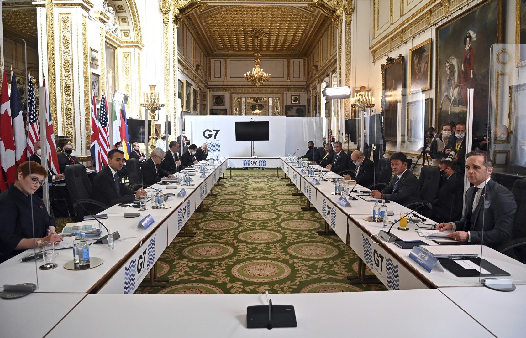 Среща на външните министри на страните от Г-7 в Лондон - първа по рода си от повече от две години