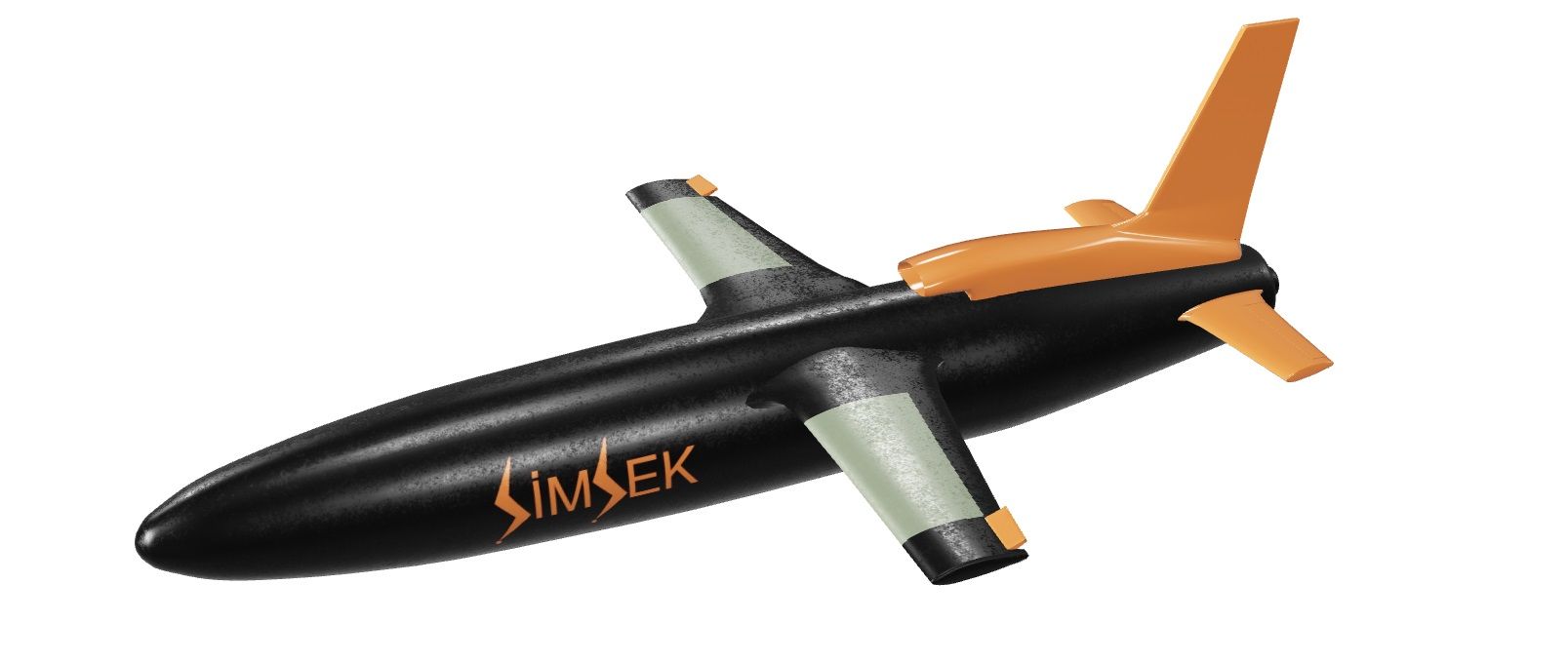 Simsek се носи и пуска от по-голям дрон