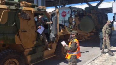 От учебен полигон Ново село към Гърция се придвижва автоколона с