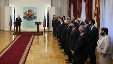 Президентът Румен Радев представи структурата състава и приоритетите на служебното