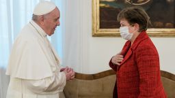 Кристалина Георгиева се срещна с папа Франциск (снимки)