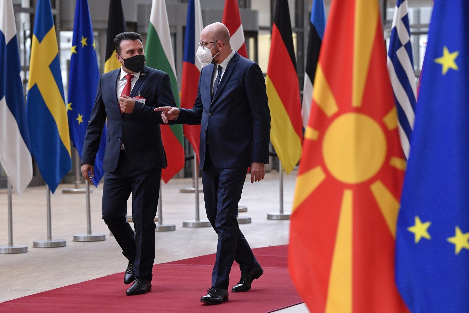 Зоран Заев посети Европейският съвет в Брюксел на 19 май и разговаря с председателя Шарл Мишел