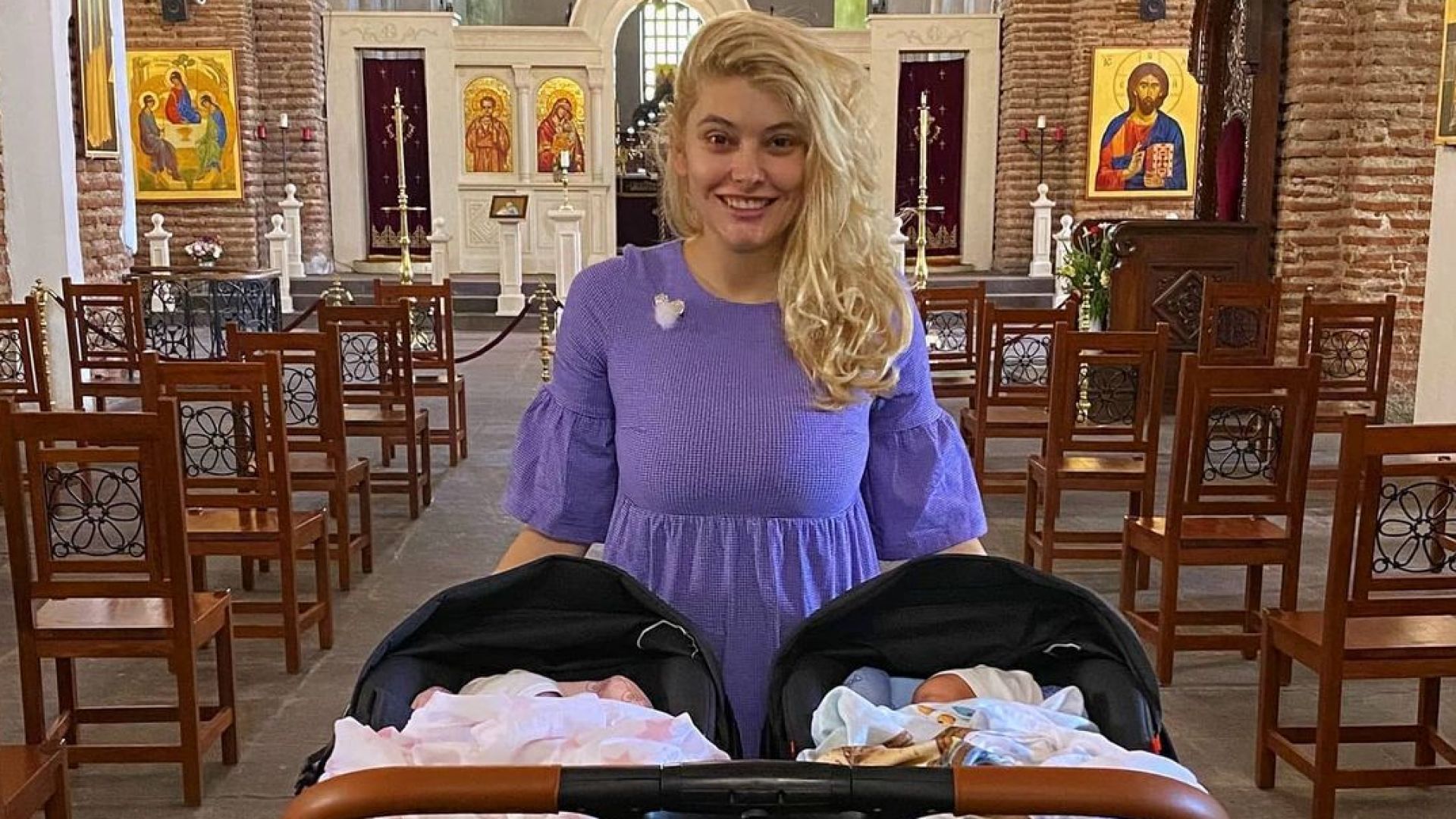 Ева Веселинова разкри какви имена е дала на близнаците си