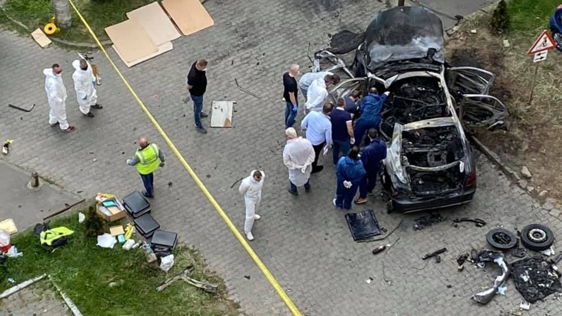 Професионални убийци взривиха румънски бизнесмен в колата му (видео)