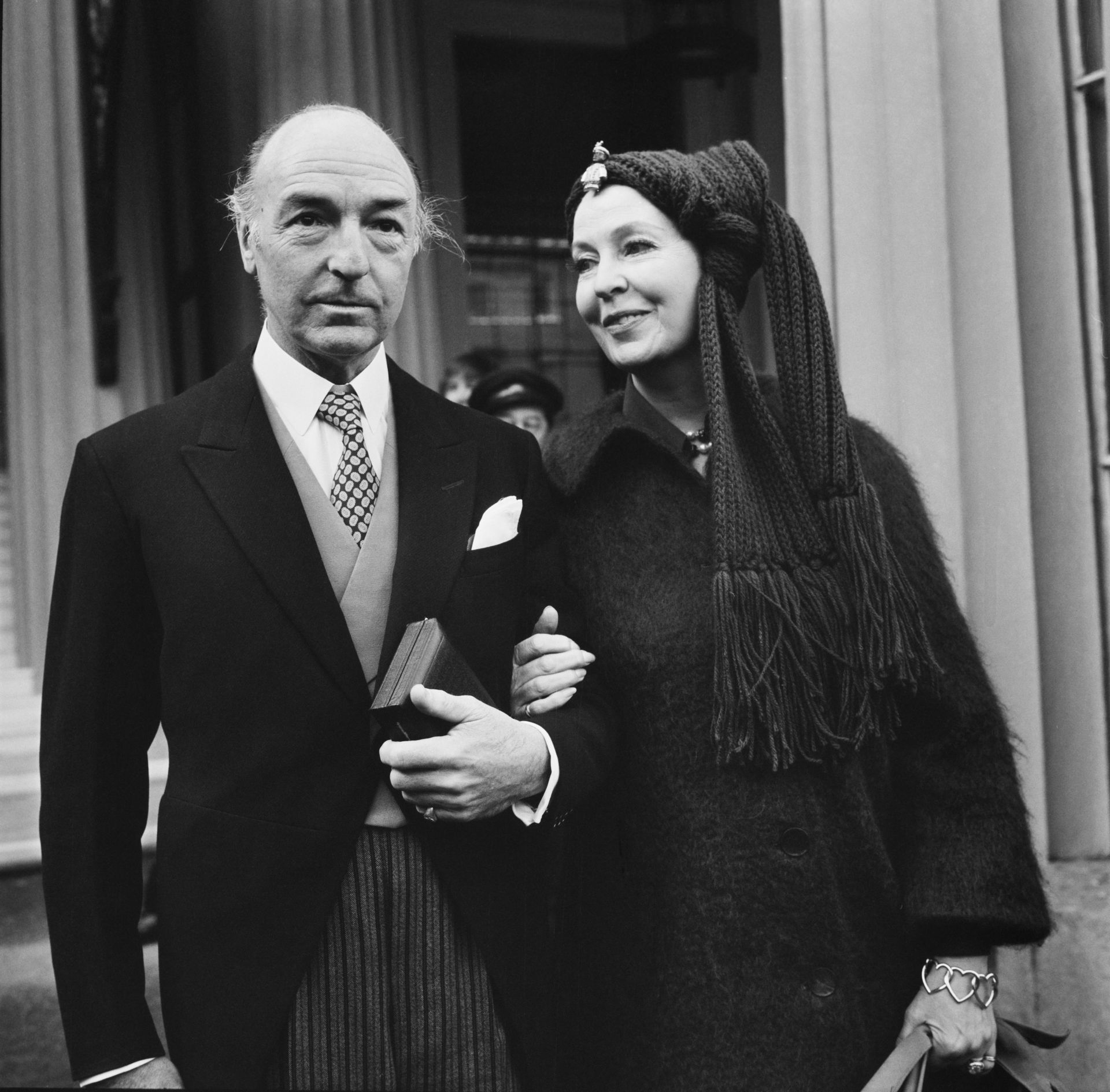 Профумо със съпругата си - актрисата Валери Хобсън